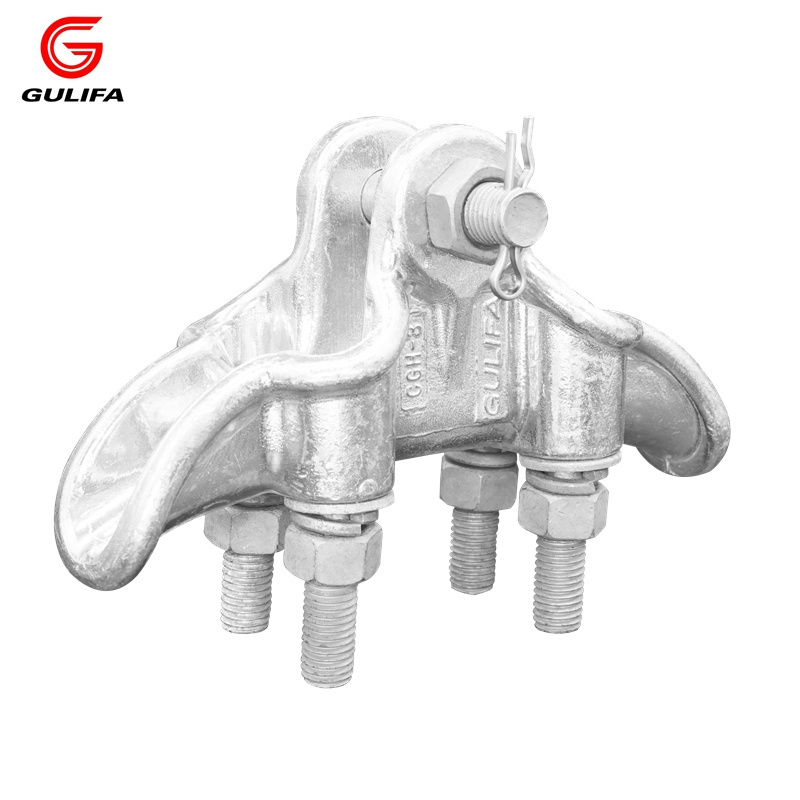 CGH type suspension clamp strain clamp overhead power line cable accessory aluminum alloy envolop type suspension clamp