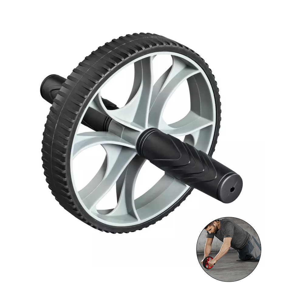 Ab Workout Equipment Black Ab Wheel Roller For Abdominal Exercise Wheel Home Gym Fitness Ab Wheel Roller