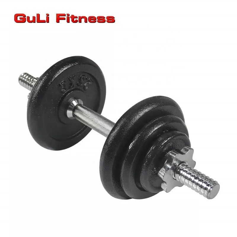 Factory Custom Logo Dumbbell Set 10 KG 15KG Professional Dumbbell Sets Barbell Kit Lbs Cast Iron Dumbbell Sets