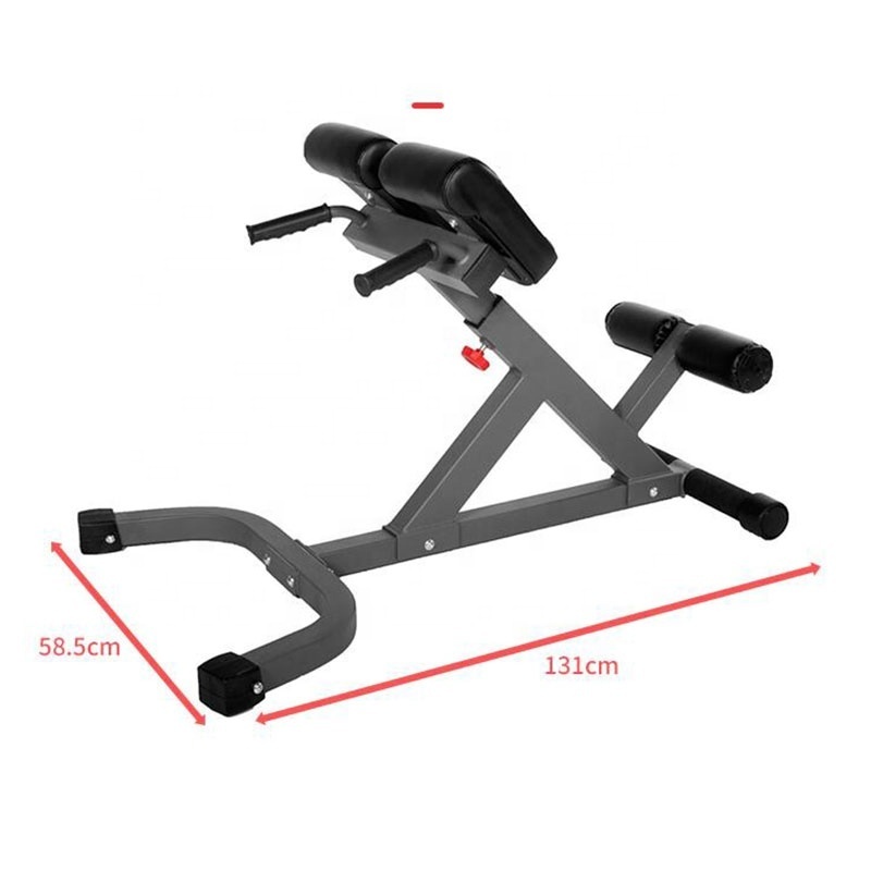 Fitness Equipment 45 Degree Roman Chair Back Hyper Extension For Strength Training Adjustable Hyperextension Ab Bench