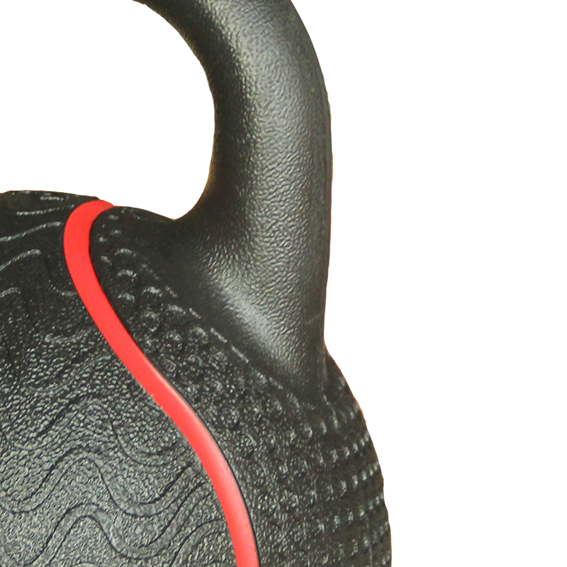 High quality Gym Fitness Black Rubber Coated Kettlebell 6LB-25LB Competition Kettlebells 3KG-12KG Cast Iron Kettle Bell