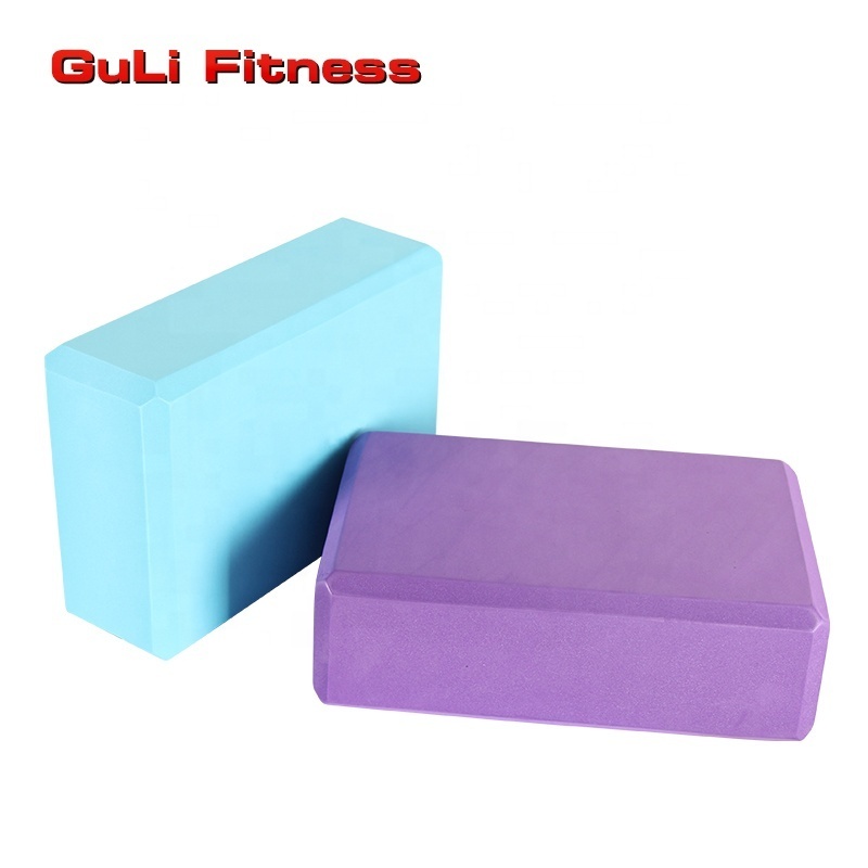 Guli Fitness Wholesale Custom Logo EVA Yoga Block Gym Pilates Fitness High Density EVA Foam 3x6x9 Yoga Brick