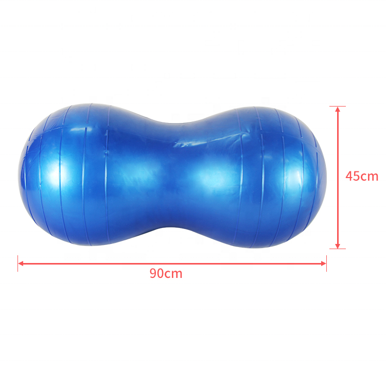 Inflatable Peanut Shaped Fitness Ball Anti Burst Therapy Exercise Ball for Labor Birth Pregnancy Birthing Kids PVC Peanut Ball