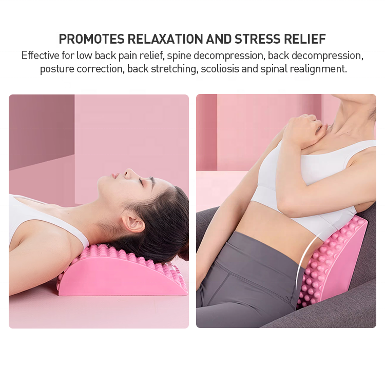 Fitness Neck Back Stretcher Ab Mat Lumbar Support Stretching Back Stretcher For Lower Pain Relief Sit Up Pad Abmat