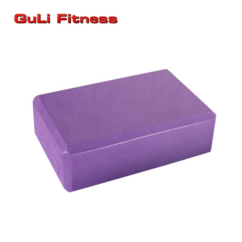 Guli Fitness Wholesale Custom Logo EVA Yoga Block Gym Pilates Fitness High Density EVA Foam 3x6x9 Yoga Brick