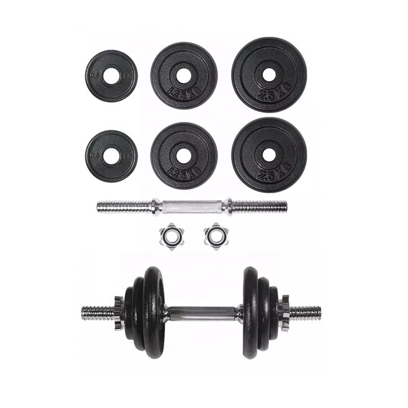 Factory Custom Logo Dumbbell Set 10 KG 15KG Professional Dumbbell Sets Barbell Kit Lbs Cast Iron Dumbbell Sets