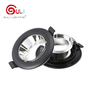 High Quality Square Black Aluminum Adjustable Housing MR16 GU10 Bulbs Led Ceiling Light Fixtures