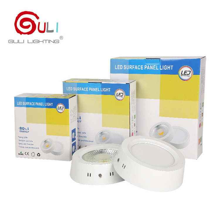 Ultra Slim Modern Fixtures Surface Mounted Downlight 12w 18w 25w 30w Round White Aluminium Led Ceiling Lights