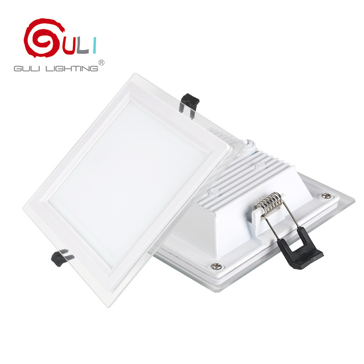 Wholesale Indoor Lighting Square Round Ultra Slim Thin Recessed Led Ceiling Panel Lights