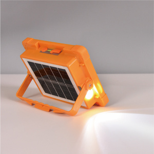 Hot Selling Solar Emergency Flood Lamp 300w 20000mah Outdoor Portable Led Work Lights 5000lm Solar Panel Rechargeable Solar Camp