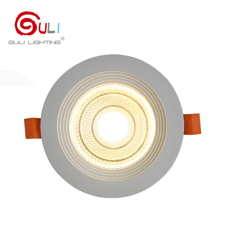 Round LED COB Panel light Ceiling Factory Low Price AC85 265V 5W 7W 12W 18W 25W 30W Die casting aluminum cover with glass mold