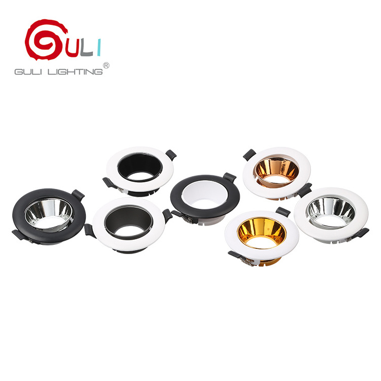 Led Recessed Lighting Trims Dimmable Spotlight Downlight Holder  GU10 MR16 Light Source Fitting