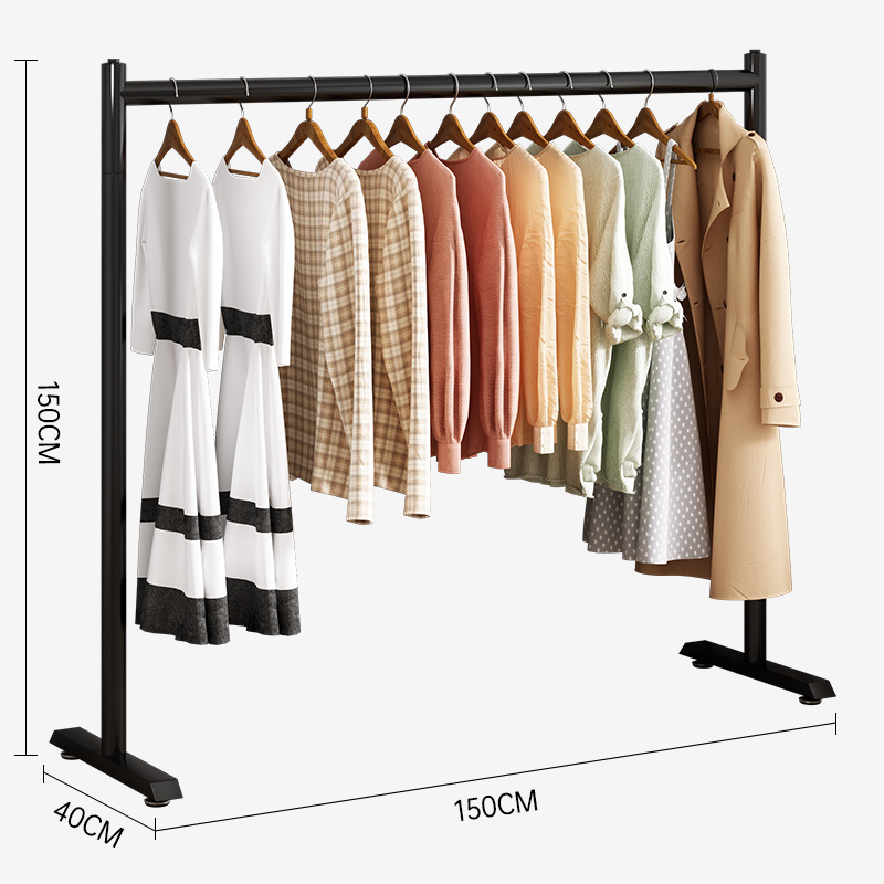 Classic Simple Large Capacity Clothes Rail hanger Stand Coat Racks