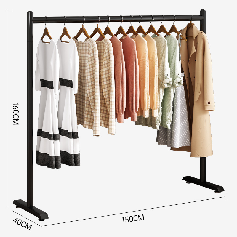 Classic Simple Large Capacity Clothes Rail hanger Stand Coat Racks