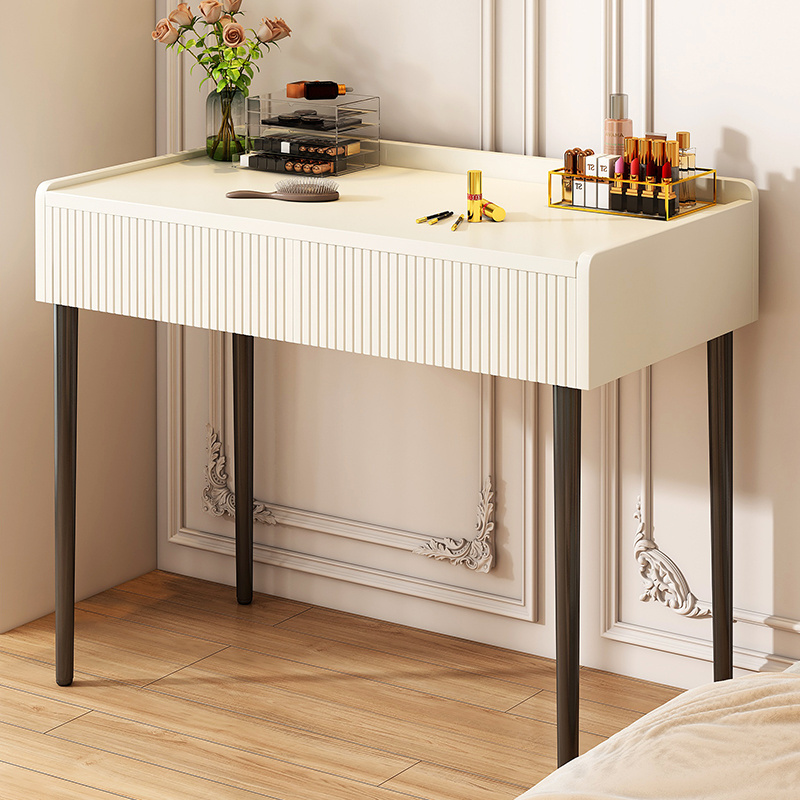 Modern White save space Dressing Makeup Vanity Table for Bedroom Bathroom