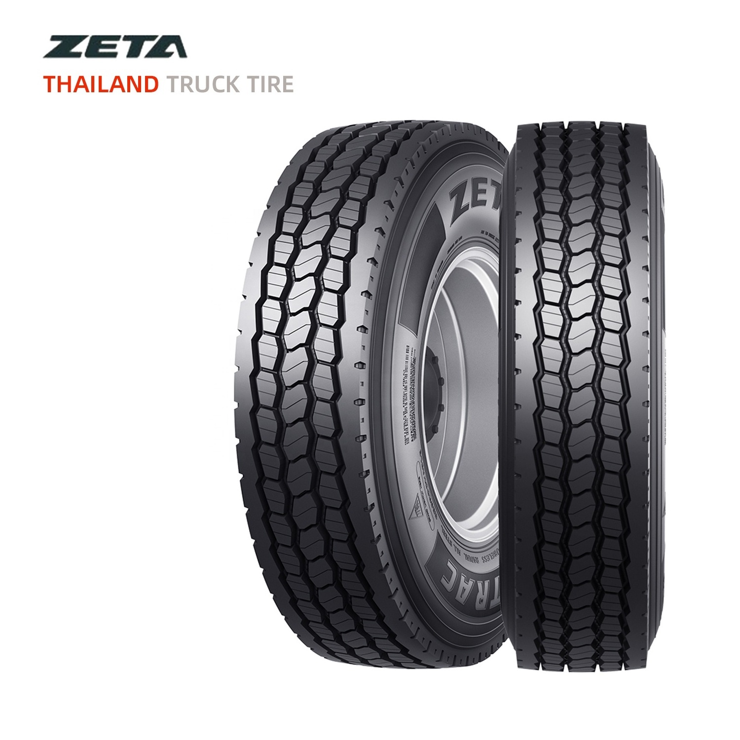 11R 24.5 Truck Tires 11R 22.5 wholesale semi truck tires Thailand brand ZETA ECE DOT GCC SASO 7 years 250000 km mileage