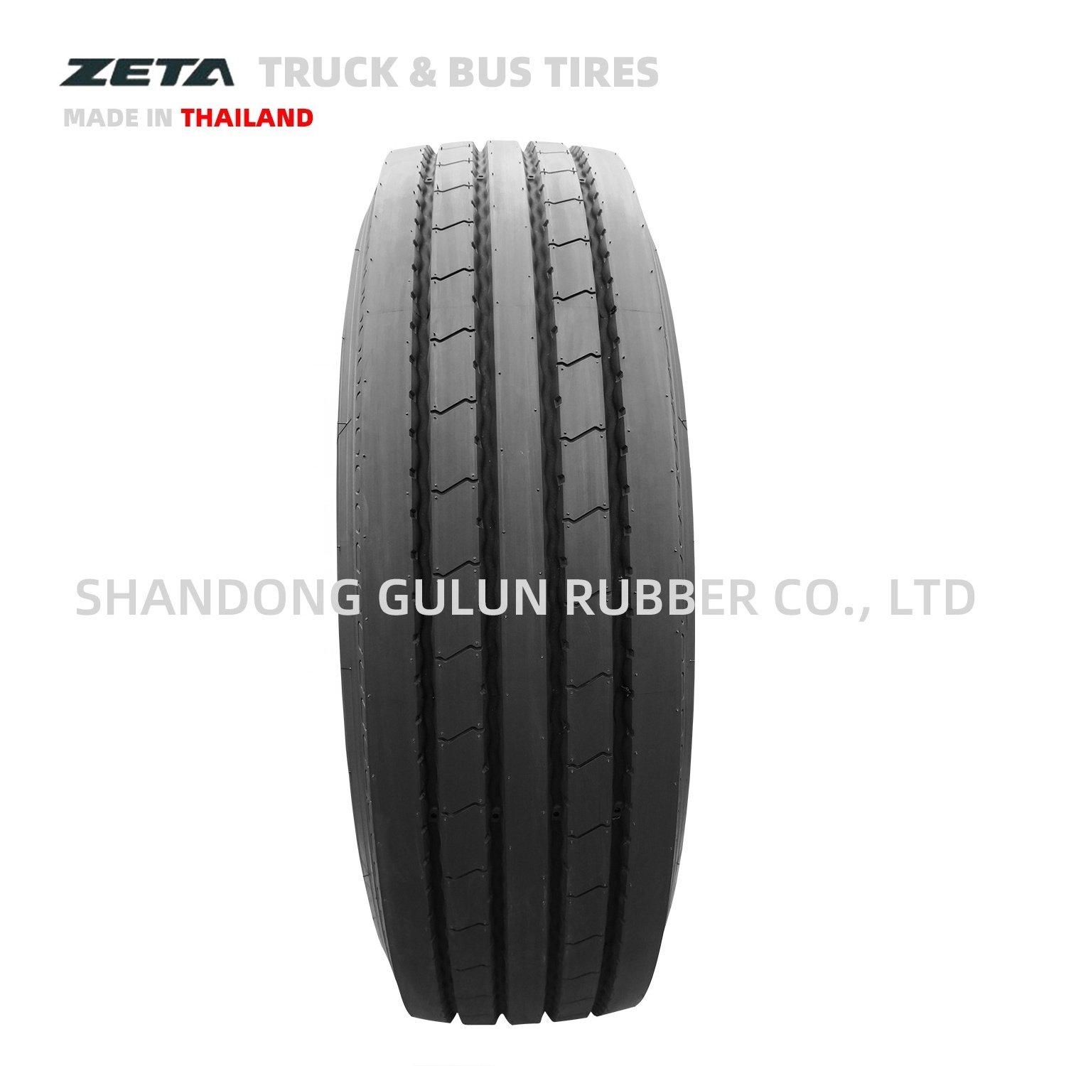 11r24.5 Truck Tires Thailand 16 Ply 11 22.5 295 75 22.5 ECE DOT GCC SASO 250000 Km Mileage 7 Years ZETA 3 Times Radial 30 Days