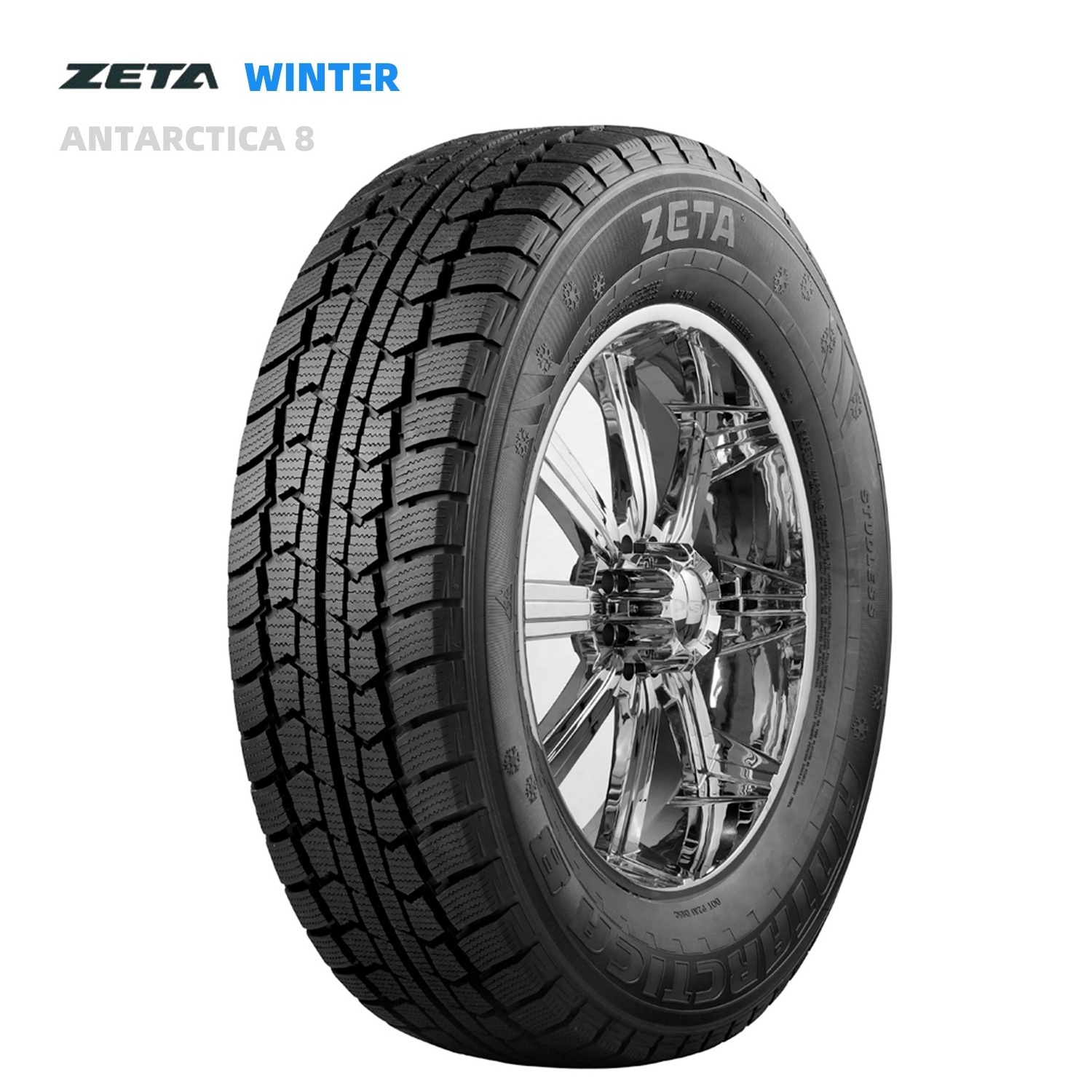 Winter Studable Tires 205 55 16 ZETA PACE M+S Snowflake Antarctica ice ECE for Russia Canada Armenia