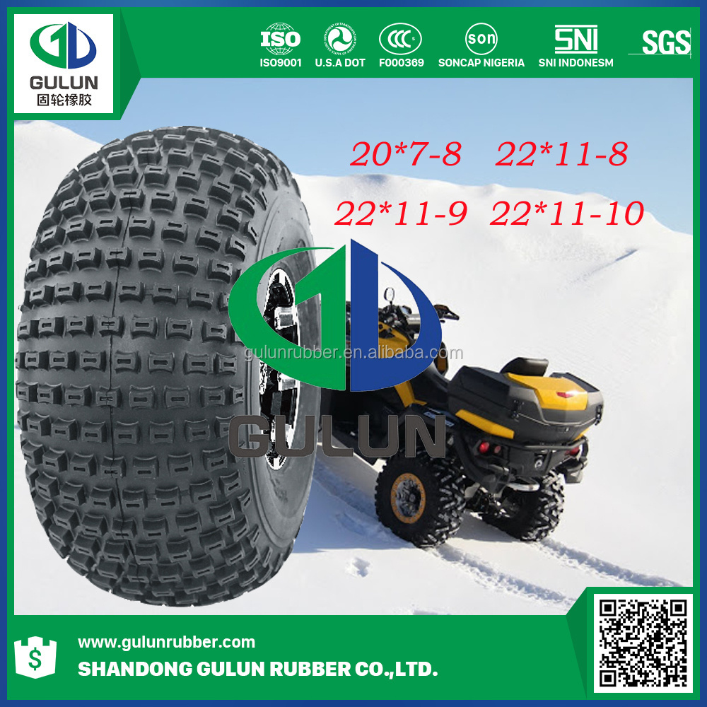 China atv snow tires 20x7-8 22x11-8 22x11-9 22x11-10 racing snow atv tires for sale