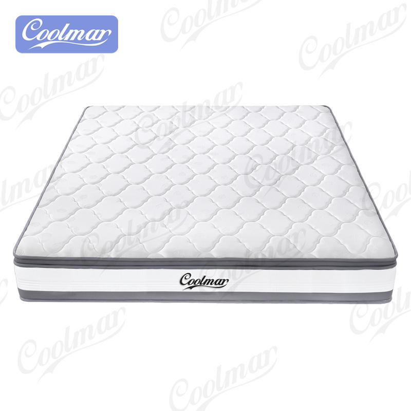 Coolmar Custom Queen Size European Mattress Roll Pack Spring Bed Memory Foam Mattress Topper