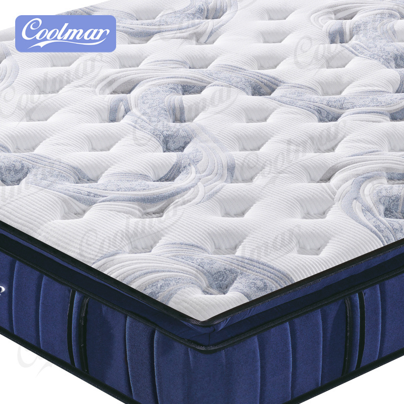 Customized Queen Size Mattress Rolling Spring Memory Foam 6 Inch Bed Mattresses