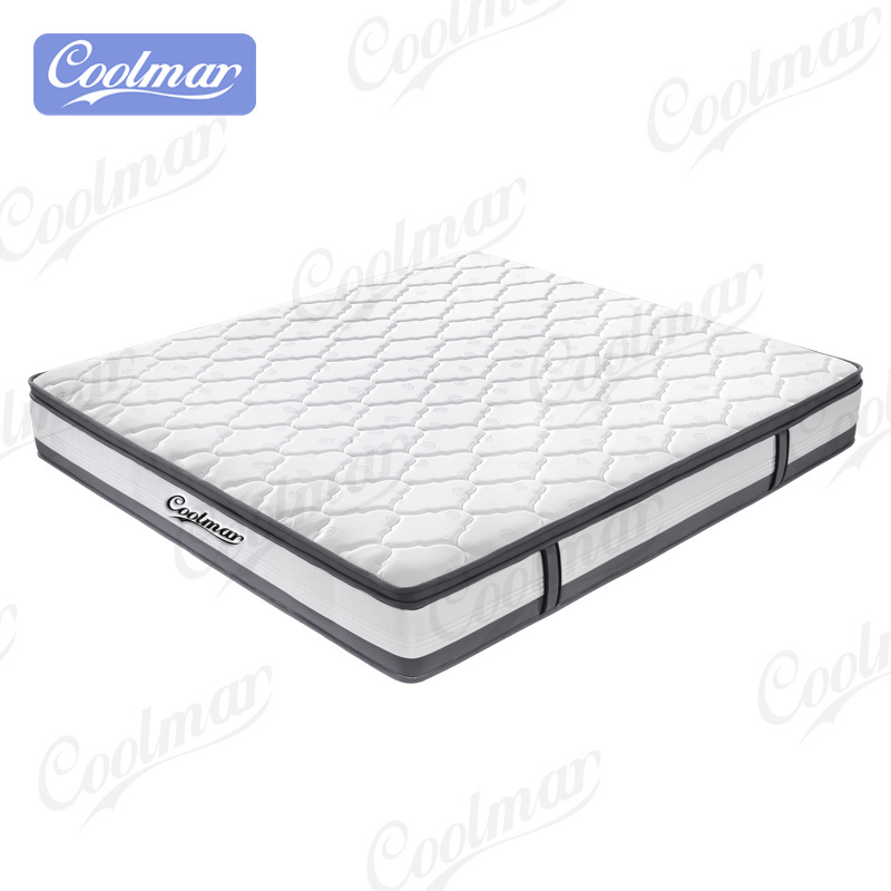 Coolmar Custom Queen Size European Mattress Roll Pack Spring Bed Memory Foam Mattress Topper