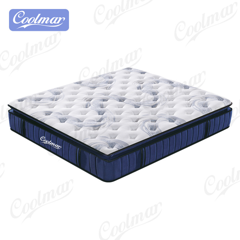 Customized Queen Size Mattress Rolling Spring Memory Foam 6 Inch Bed Mattresses