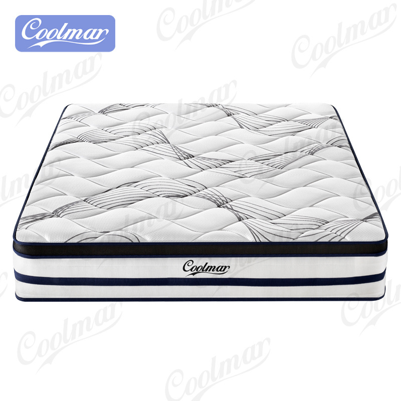 12 Inch Mattress Colchone Luxury Queen King Matelas For 3 Zone Pocket Coil Latex Spring Memory Foam Mattress