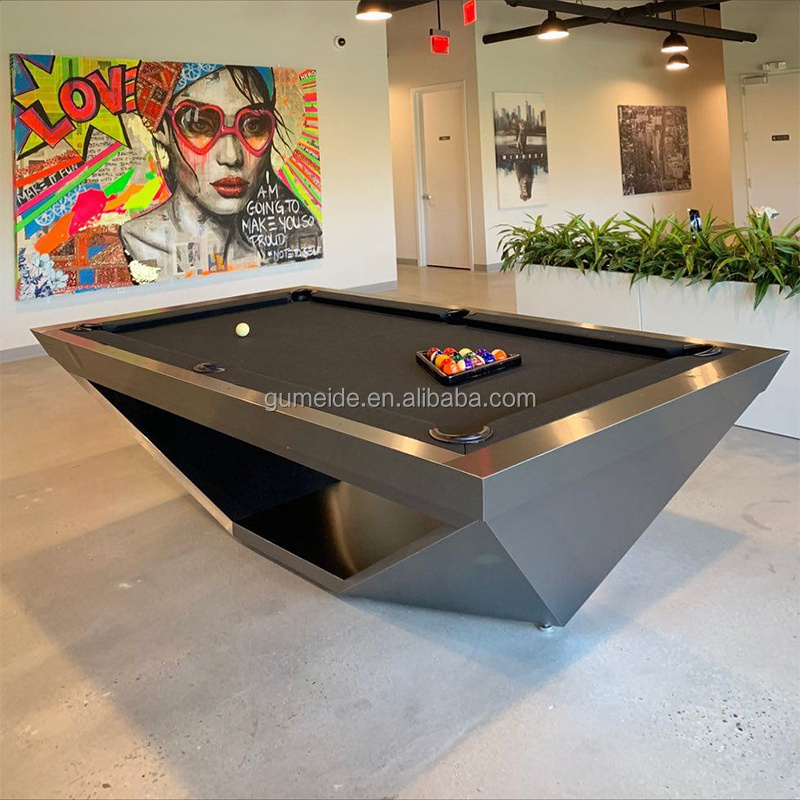 Factory Direct Popular High-End Custom Modern Luxury 7ft 8ft 9ft Solid Wood Snooker/Billiard Tables Indoor Dining Pool Slate