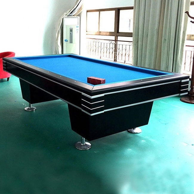 Wholesale Most Popular High Quality Korea Style Solid Wood Slate Bed 3 Cushion Carom Pool Billiard Table 8ft 9ft