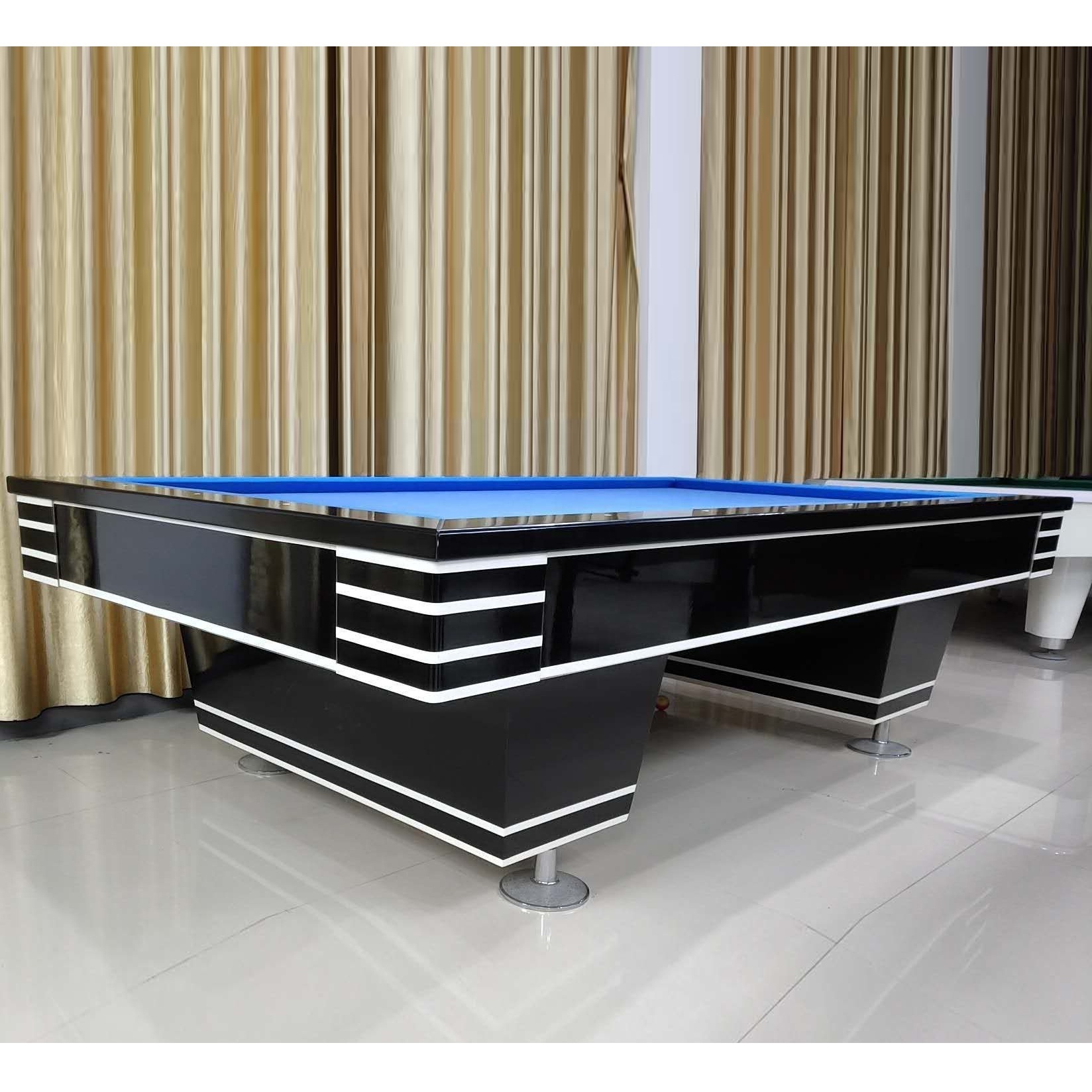 Wholesale Most Popular High Quality Korea Style Solid Wood Slate Bed 3 Cushion Carom Pool Billiard Table 8ft 9ft