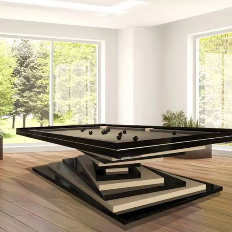 Factory Direct Popular High-End Custom Modern Luxury 7ft 8ft 9ft Solid Wood Snooker/Billiard Tables Indoor Dining Pool Slate