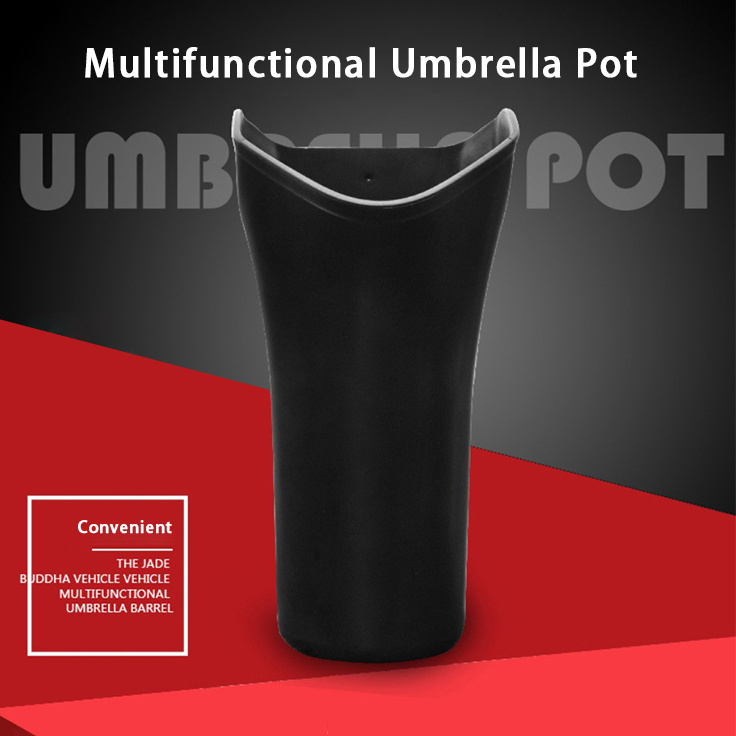 New Hot Items Car Storage Box Folding Plastic Bucket Holder For Umbrella Innovative multi-functional vehicle umbrella storage