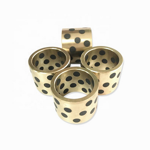 JDB 16mm Slide Bearing Oilless Linear Bush Inlaid Bronze Bushings Linear Bearing Self Lubricating Graphite Brass Bushing