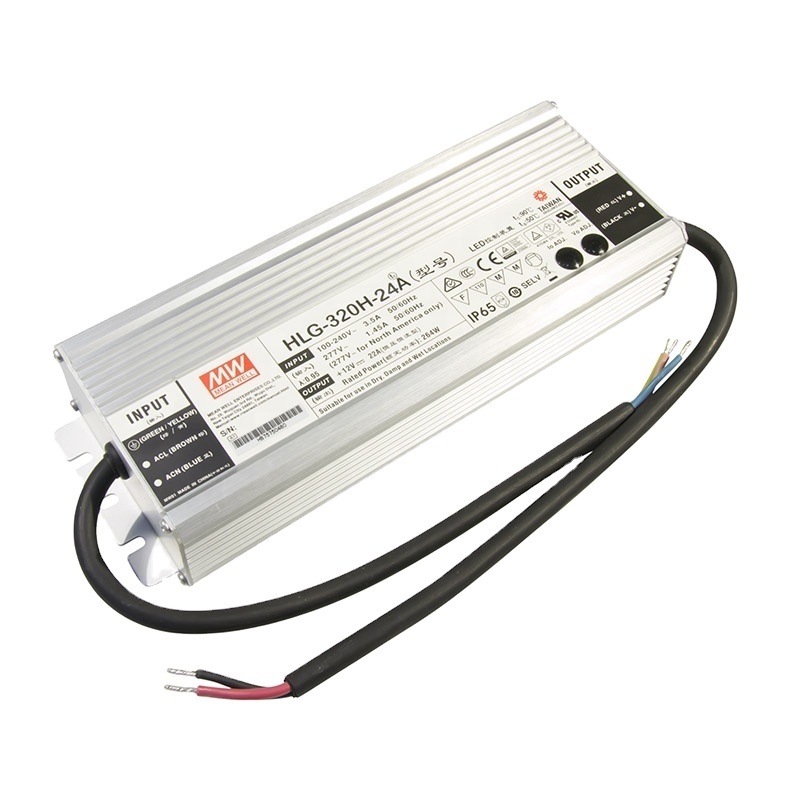 HLG-320H-24A 320W 24V Meanwell mine lighting led driver