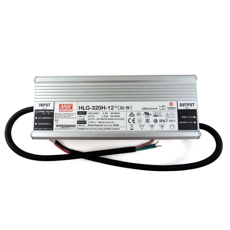 HLG-320H-24A 320W 24V Meanwell mine lighting led driver