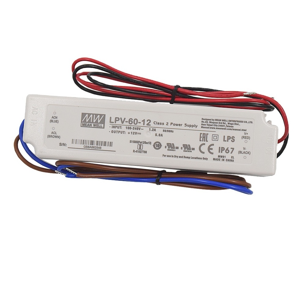 LPV-60-15 60W 15V Meanwell led screen power supply