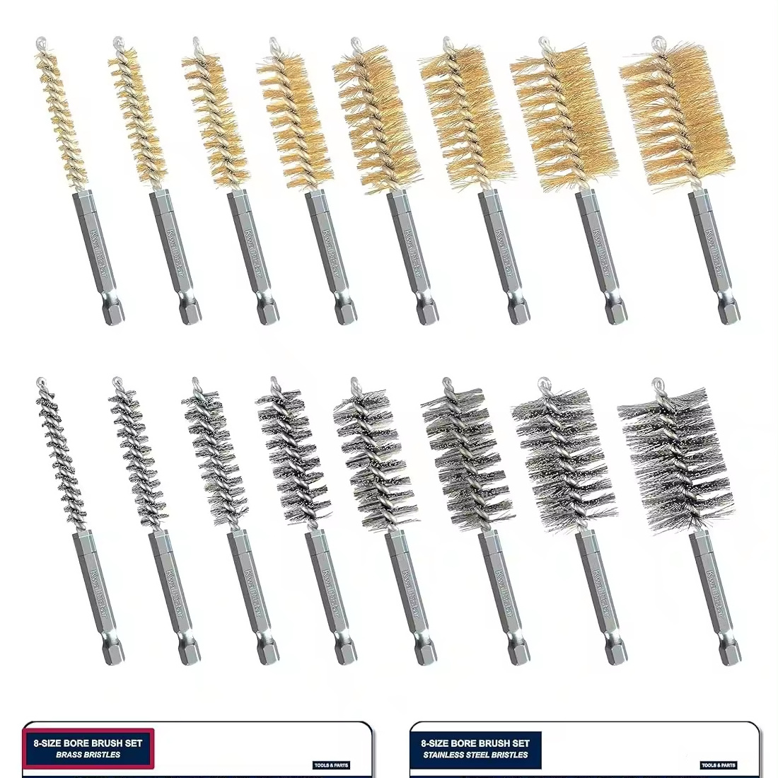 Wire Brush kit Bore Brush Set for Auto engine Wire cleaning Brush