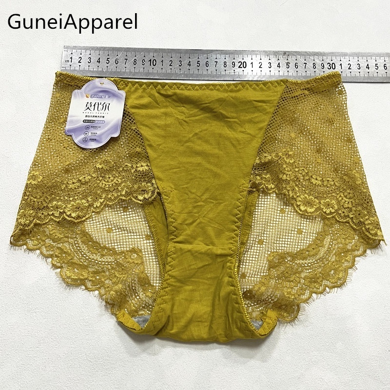 Bulk sale women inner wear cotton panties for ladies lace cotton panties beautiful mature ladies sexy underwear lingerie