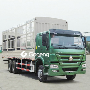 double cab long chassis sinotruk cargo truck 4x2 used 6x4 howo fence truck light heavy duty