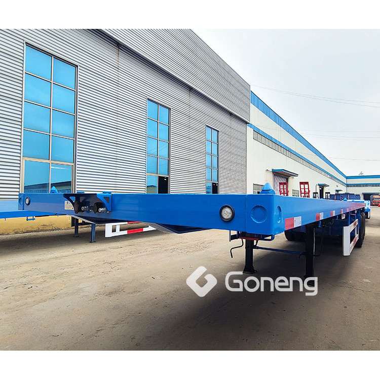 manufacturer direct sale new used 3 axles 40 ft flatbed semi trailer truck 2 axle 20ft container semi trailer