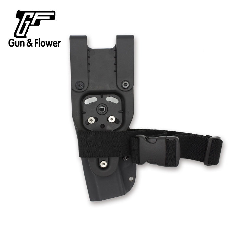 OWB duty gun Kydex holster with inner leather left hand/right hand with duty paddle clip