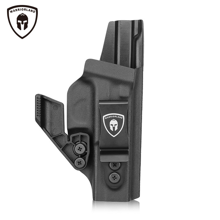 WARRIORLAND Professional IWB Tactical Quick Draw Gun Holster Kydex Material with Belt Clip Right-Handed