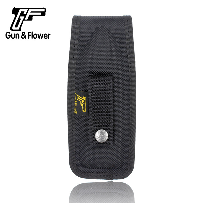 GUNFLOWER Tactical Molle Belt Mounted Nylon Pepper Spray Flashlight Holder Holster