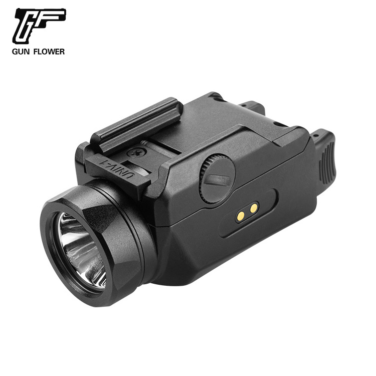 Warriorland Tactical Combat Rail Mounted Aluminum alloy IPX6 Waterproof Flashlights