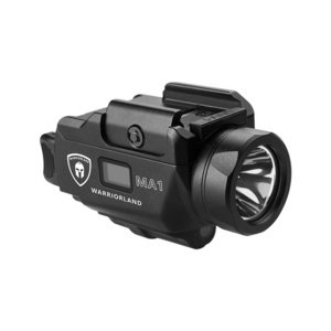 Warriorland 2024 Hot Sale Universal Rechargeable Tactical Gear Mounted Lights with Laser IPX4 Waterproof