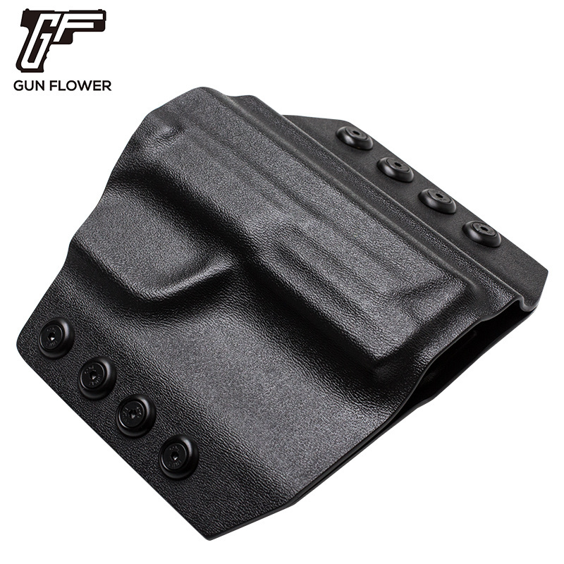 GUNFLOWER Kydex Holster Outside the Waistband  Holder Pouch Outside Leather