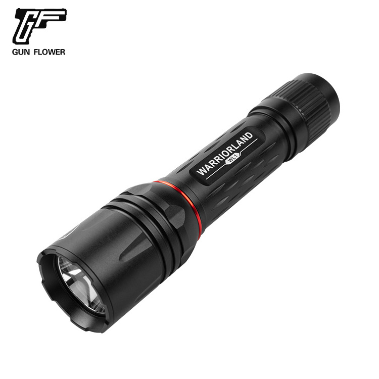 Warriorland High Quality 1600 Lumen Professional Tactical Gear Flashlight with Rechargeable Battery