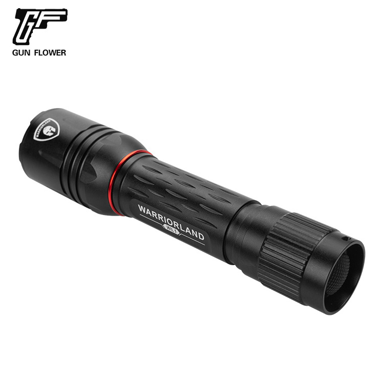 Warriorland High Quality 1600 Lumen Professional Tactical Gear Flashlight with Rechargeable Battery