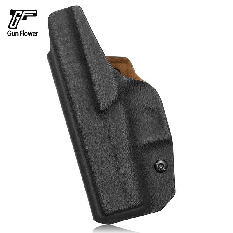 GunFlower Gear Kydex IWB Holster with leather inside avoid scratching with holster